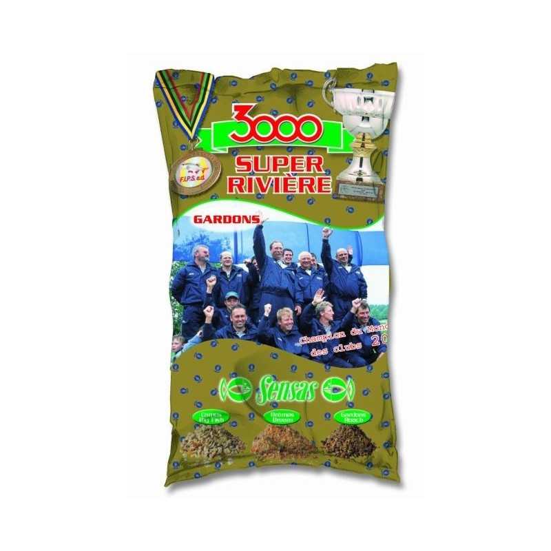 Sensas Krmivo 3000 Super Riviere Gardon (rieka-plotica) 1kg