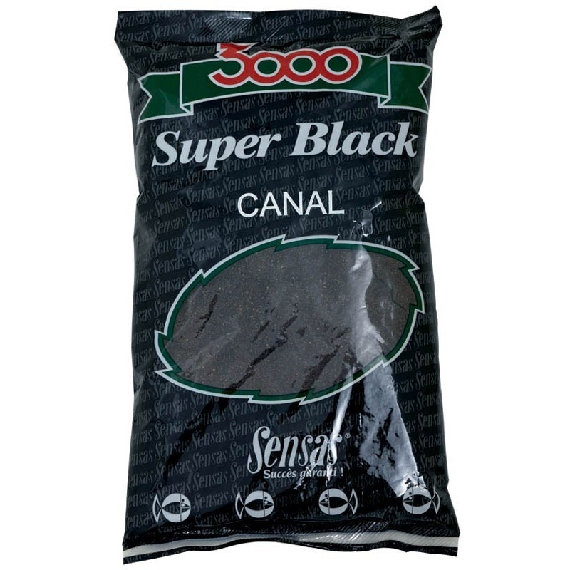Sensas Krmivo 3000 Super Black (kanál-čierne) 1kg
