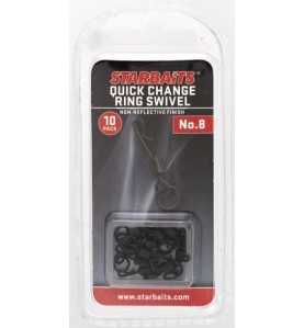 Obratlík s krúžkom - Quick Change č.8 (10ks)