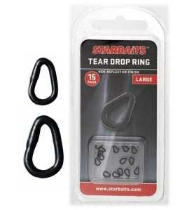 Krúžky slza veľké - tear drop ring (15ks)