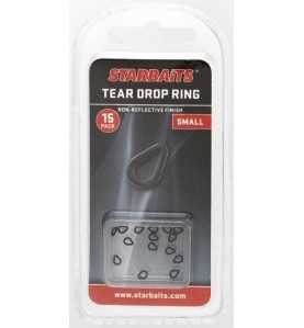 Krúžky slza veľké - tear drop ring (15ks)