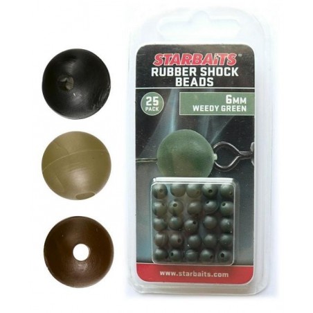 Guličky gumové - Rubber Shock Beads 8mm