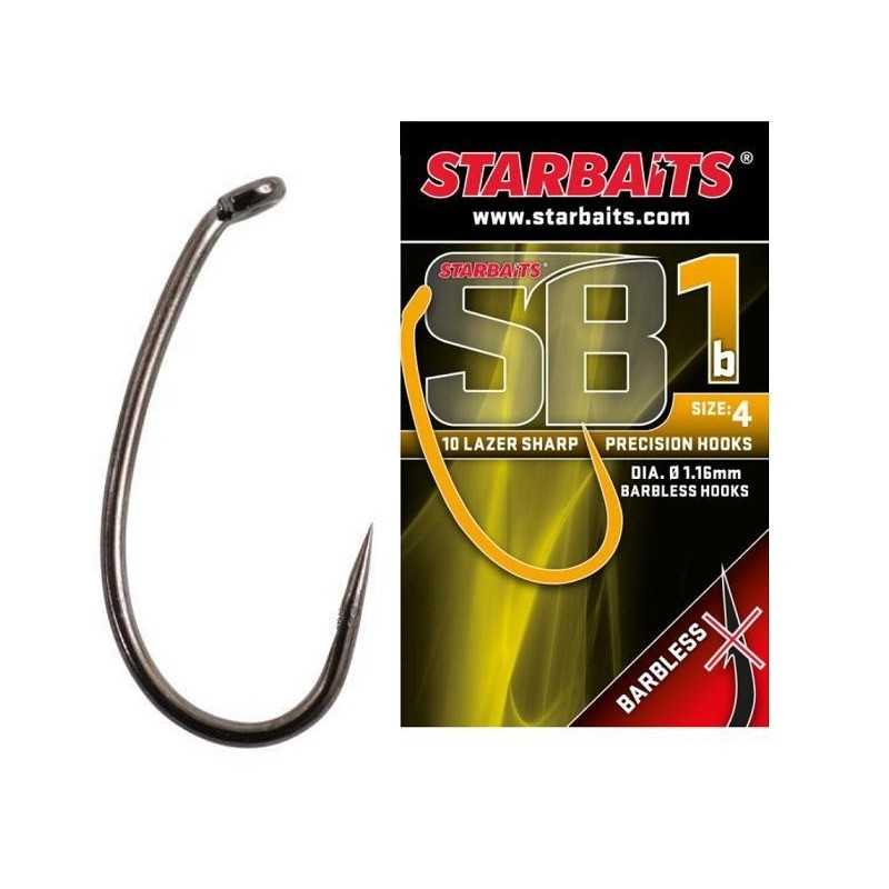 Háčik STARBAITS SB 1 bez protihrotu (10 ks)