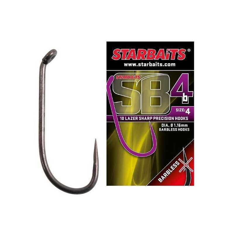 Háčik STARBAITS SB 4 bez protihrotu (10 ks)