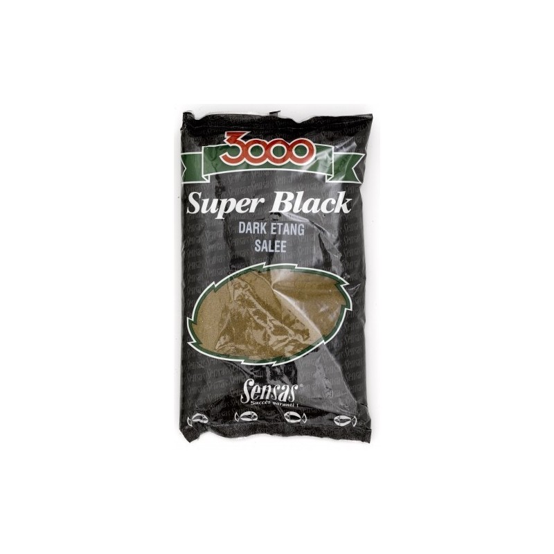 Sensas Krmivo 3000 Dark Salty Etang (jazero-čierne-slané) 1kg