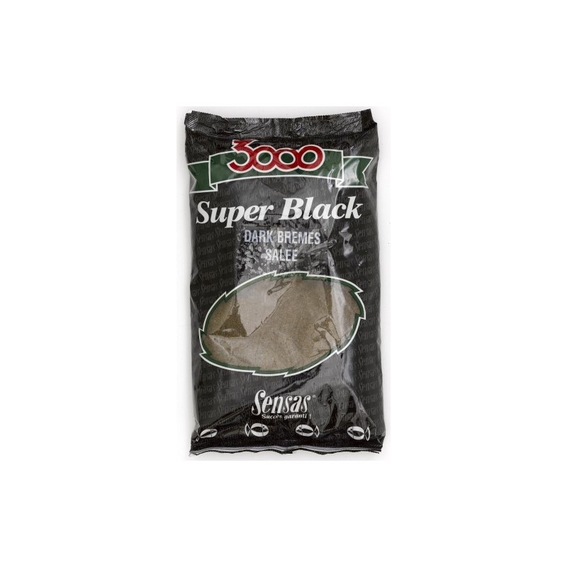 Sensas Krmivo 3000 Dark Salty Bremes (pleskáč-čierny-slaný) 1kg