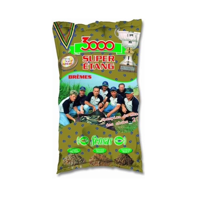 Sensas Krmivo 3000 Super Etang Bremes (jazero-pleskáč) 1kg