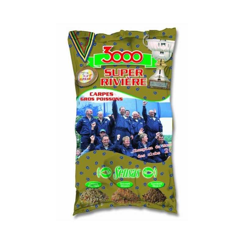 Sensas Krmivo 3000 Super Riviere Carp (rieka-kapor) 1kg