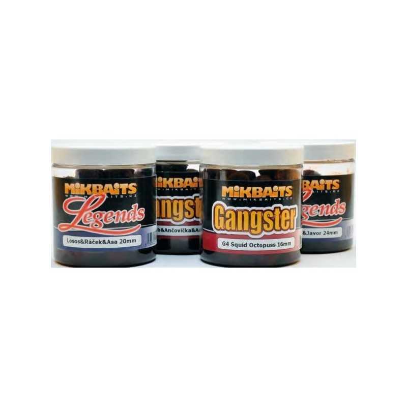MikBaits Gangster Boilies v dipe 250ml - G2 Krab&Ančovička&Asa