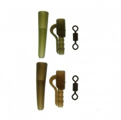 TARGET MIXED SIZE 12 SWIVELS, MINI LEAD CLIP AND TAIL RUBBERS