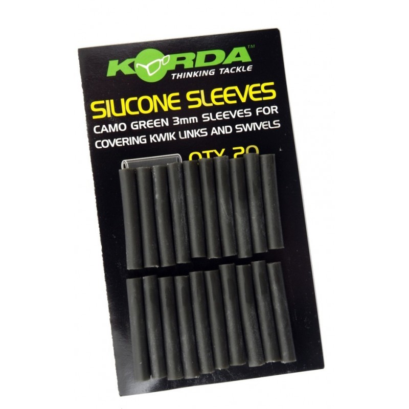 Hadička Korda Silicone Sleeves hnedá 3mm 20ks