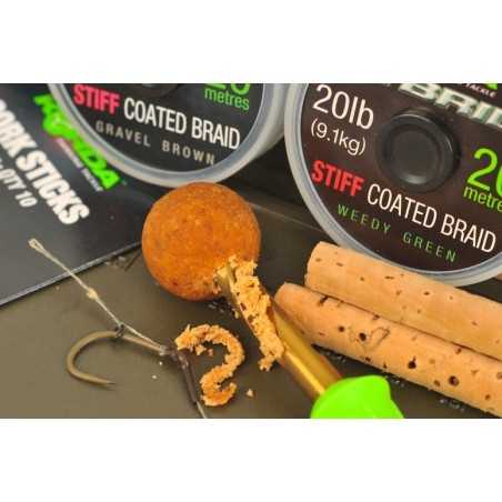 Šnúra Korda Hybrid Stiff 20lb hnedá