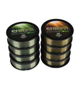Vlasec Korda SUBline 0.43mm 20lb 1000 m zelený