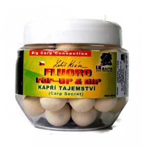 LK baits POP-UP Fluoro Kapří tajemství 18,14mm - plávajúce boilies