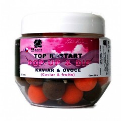LK baits POP-UP Top ReStart Caviar & Fruits - plávajúce boilies