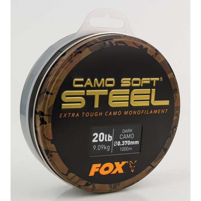 Vlasec FOX Soft Steel Dark Camo 0.350mm 18lb/8.18kg 1000m