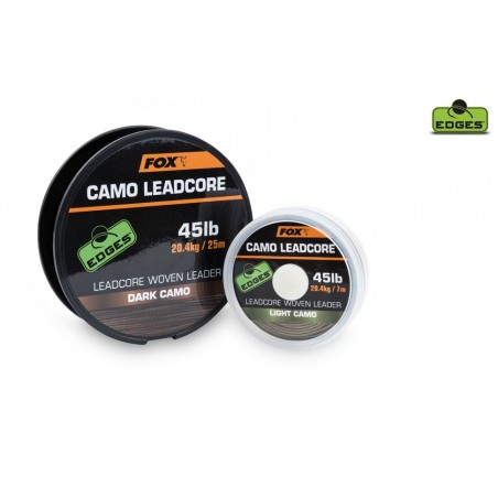 Olovená šnúra FOX EDGES Camo Leadcore Dark Camo 25m