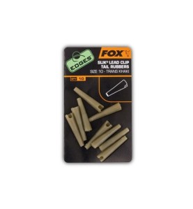 Prevleky na závesy FOX EDGES Lead Clip Tail Rubbers Size 10