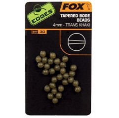 Gumové korálky FOX EDGES Tapered Bore Beads 4 mm
