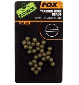 Gumové korálky FOX EDGES Tapered Bore Beads 4 mm