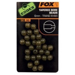 Gumové korálky FOX EDGES Tapered Bore Beads 6mm
