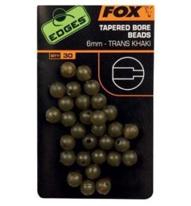 Gumové korálky FOX EDGES Tapered Bore Beads 6mm