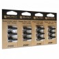 Klipy na vypínanie vlasca FOX Black Label Power Grip Line Clips Small White