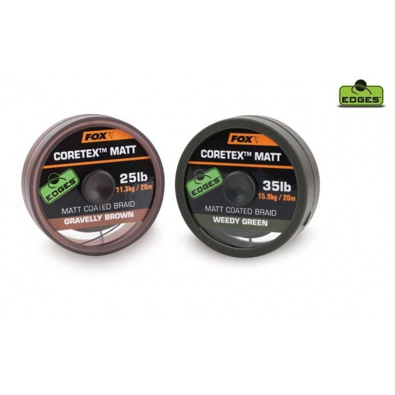 Ztužená náväzcová šnúra FOX EDGES Coretex Matt