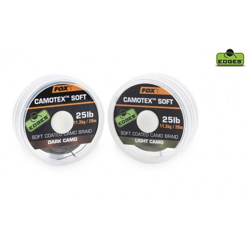 Ztužená náväzcová šnúra FOX EDGES Camotex Soft
