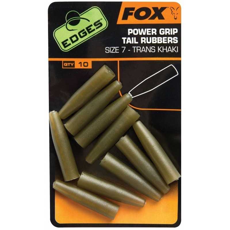 Hadičky Fox Edges Power Grip Tail Rubbers Size 7 10ks