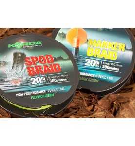 Korda Šnúra na markery Marker Braid 20lb 300m 0,16mm tmavo zelená Novinka 2015