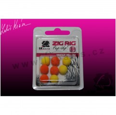 LK Baits ZIG RIG Pop–Up 10 Mm – Orange/Yellow