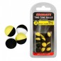 Starbaits plávajúca penová guľôčka 10mm čierna/žltá 12ks