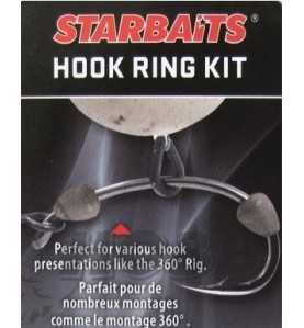 Starbaits Hook Ring Kit (10 ks krúžok+20 ks zarážka)