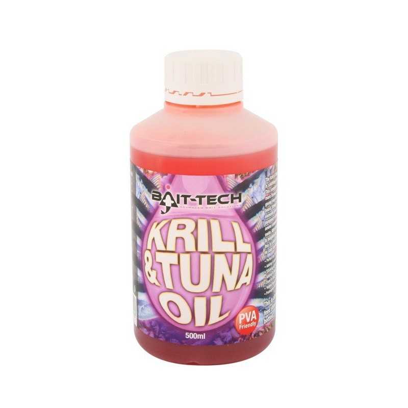 BAIT-TECH Tekutý olej Krill & Tuna Oil 500ml