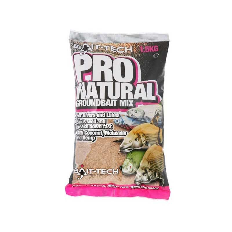 BAIT-TECH Krmítková zmes Pro-Natural Dark G / bait 1,5kg