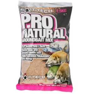 BAIT-TECH Krmítková zmes Pro-Natural Dark G / bait 1,5kg