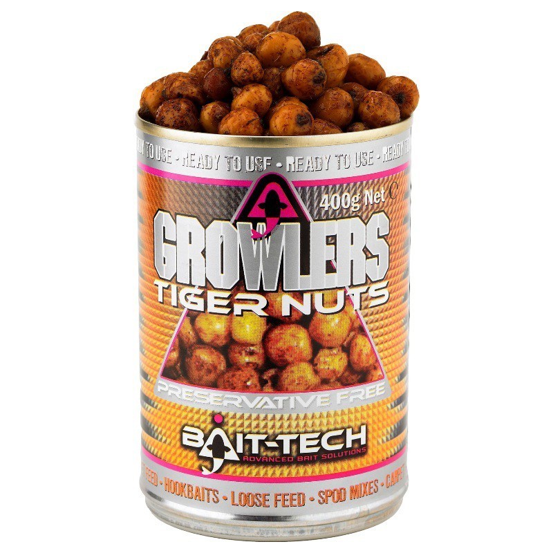 BAIT-TECH Tigrí orech v náleve Growlers Tiger Nuts 400g