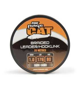Šnúra FOX RAGE CAT BRAID LEADER/HOOKLINK DARK CAMO 20m