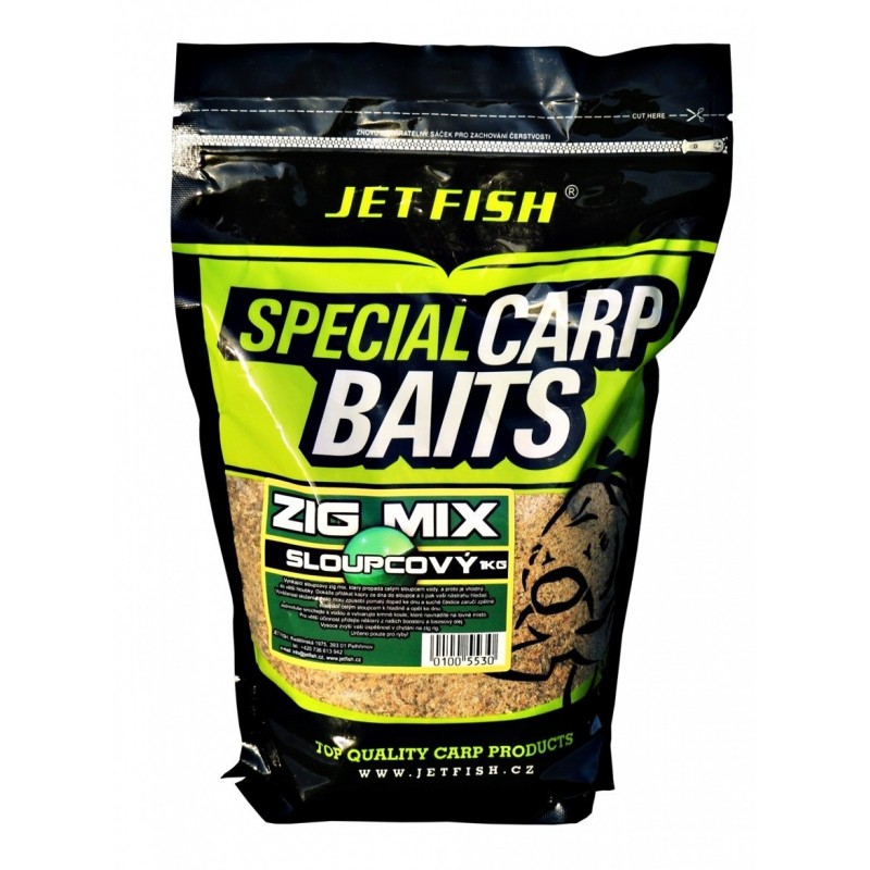 Jet Fish ZIG MIX STĹPCOVÝ 1kg