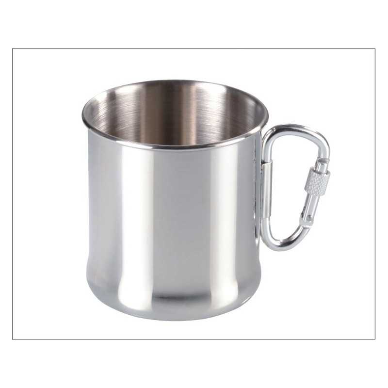 Rybársky hrnček nerezový 270ml s karabínou