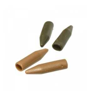 Korda Silikónové prevleky Tapered Silicone Sleeves Brown 10ks
