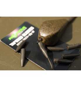 Korda Silikónové prevleky Tapered Silicone Sleeves Brown 10ks