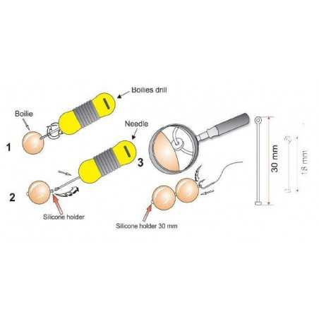 Extra Carp Silicone Boilies Holder 18mm - 24ks