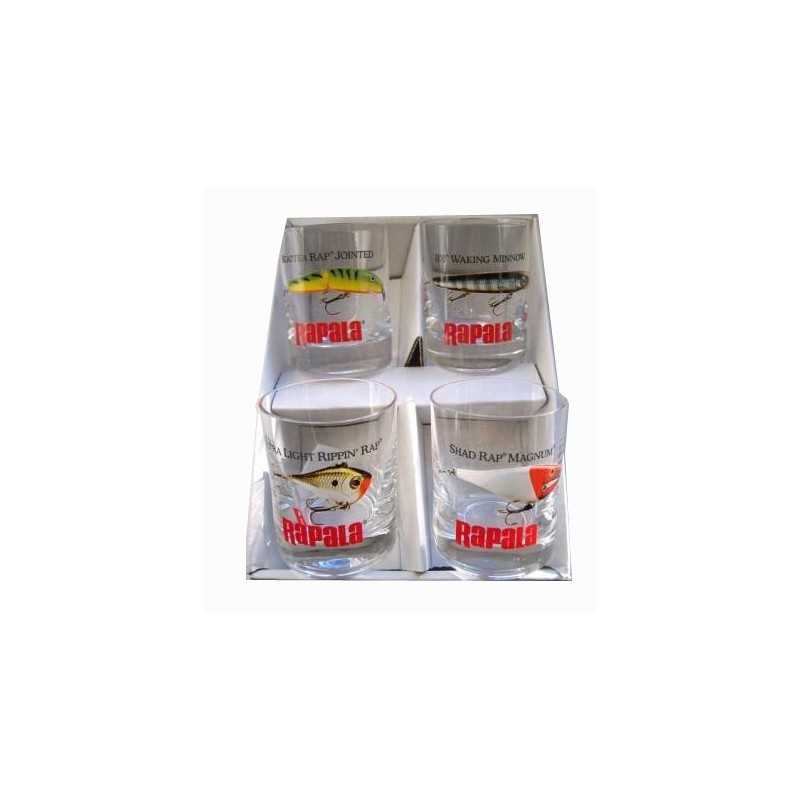 Poháriky 0,04l Rapala Shot Glass 4ks