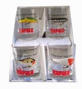 Poháriky 0,04l Rapala Shot Glass 4ks
