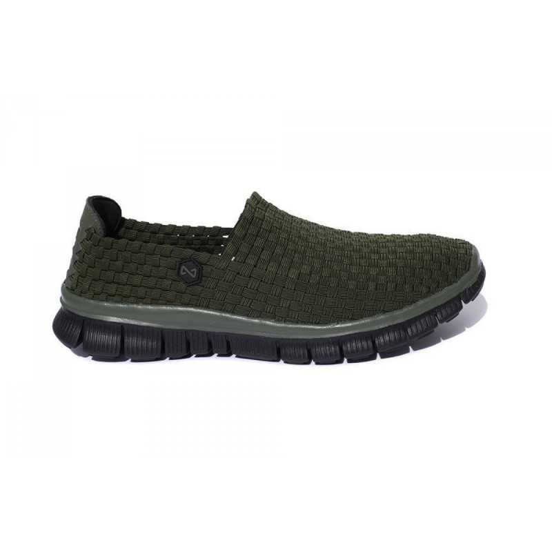 Topánky Navitas Weave Slip On Green