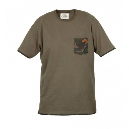 Tričko Fox Chunk T Shirt Khaki Camo Pocket