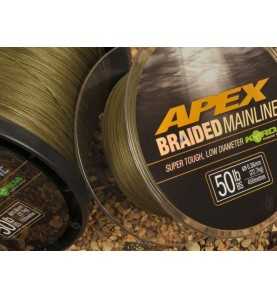 Korda Šnúra potápavá na navijak Apex Braided Mainline 0,23mm 30lb 450m