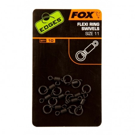 Obratlík s krúžkom FOX EDGES Flexi Ring Swivels size 11